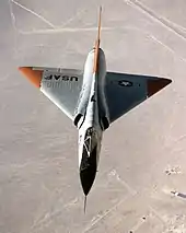 The F-106 Delta Dart, a development of the F-102 Delta Dagger,  shows the "wasp-waisted" shaping due to area rule considerations