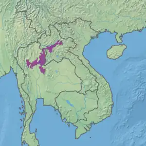 Ecoregion territory (in purple)