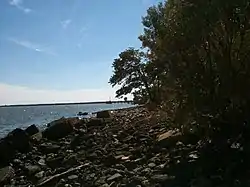 Waterfront scene in Edgemere