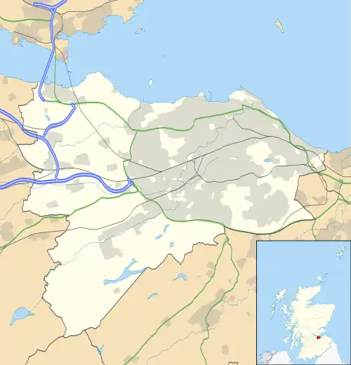 Newington station is located in the City of Edinburgh council area