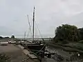 Edith May sailing Barge moored at Lower Halstow, for the winter period.