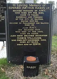 Grave of Edward Hardy