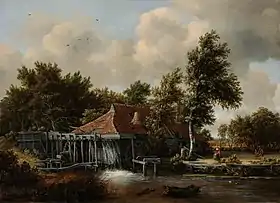 Rijksmuseum, by Hobbema.