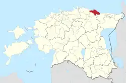 Viru-Nigula Parish within Lääne-Viru County.