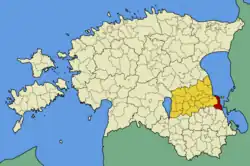 Meeksi Parish within Tartu County.