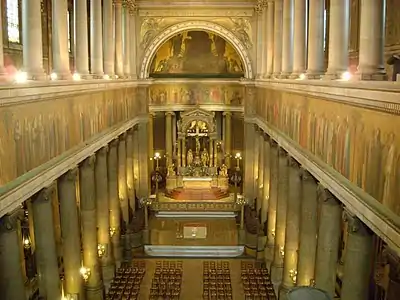 The nave and apse from the west end tribune