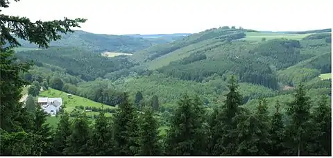 Landscape near Ferme Misère, Rambrouch