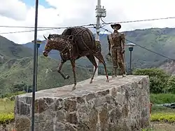 Monument honouring the coffee farmers