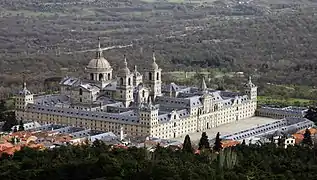 El Escorial, completed in 1584, by Juan Bautista de Toledo and Juan de Herrera