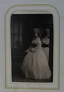 Eleanor (1841-14 August 1914), married (1864), Sir Baldwyn Leighton, MP, 8th Bt (1836-2 January 1897), of Loton, Salop. She was (the eventual) heir to her brother (3rd Lord De Tabley) in 1895, and in 1900 took the name Leighton-Warren