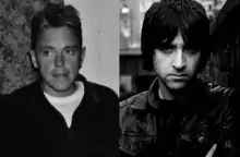 Bernard Sumner (left) and Johnny Marr (right) of Electronic