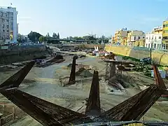 Eleftheria Square under construction