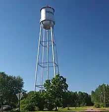 Elevated Metal Water Tank, Trommald