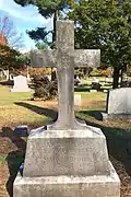 Gravestone of James Bishop (1816–1895) and his wife Mary