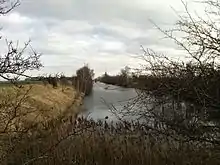 End of the canal near Günthersdorf