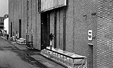 Sound stages at Elstree Studios.