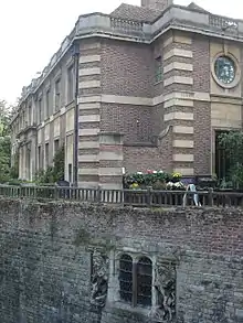 Modern colour photograph of the medieval part of Eltham Abbey