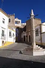 A pillory in the city of Elvas