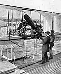 "La Mouette" seaplane on Lake Geneva in March 1912