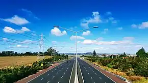 Empty northwestern motorway during coronavirus lockdown.jpg