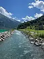 The river passing Engelberg