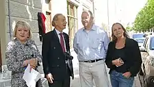 From the left: Traven's stepdaughter, her husband, members of the German section of the B. Traven Society