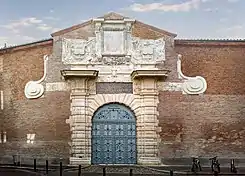 Large portal of the former Jesuit college (1604 or 1605).