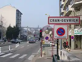 View of Cran-Gevrier, coming from Annecy