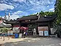 The entrance to Zuibaichi, a Song-era garden in Songjiang