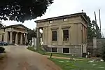 Entrance lodge and gates, Arnos Vale Cemetery