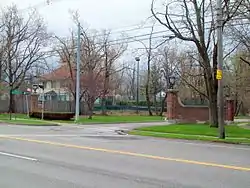 Entranceway at Main Street at LeBrun Road