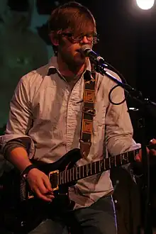 Eric D. Johnson performing as Fruit Bats at Strangercrombie 2005