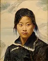 Portrait of a young Chinese woman