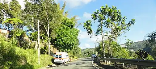 Scene in Barrio Guaraguao at PR-515 Westbound