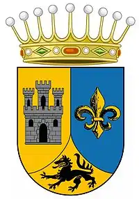 Arms of the Countship of Guadalupe del Peñasco