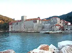 Monastery overlooking the sea