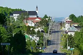 Hilly section between Rimouski and Témiscouata-sur-le-Lac, part of route des Monts-Notre-Dame.