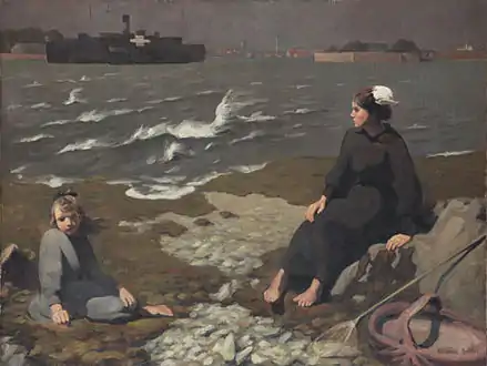 Avant la pêche 1921