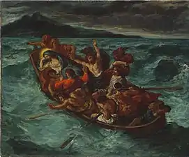 Eugène Delacroix, Christ Asleep during the Tempest, 1853