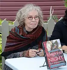 Stachniak at the Eden Mills Writers' Festival in 2014