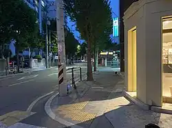 A street in Seongsu-dong in the evening