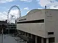 Rear facade from the Hayward Gallery during restoration, May 2007