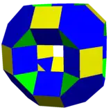 Density of a genus 5 toroidal is -4, like this Stewart_toroid:v=72, e=168, f=88.