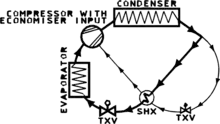 Economizer With Subcooling Exchanger.
