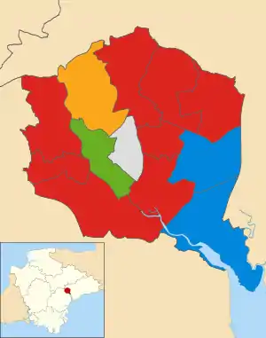 2019 results map