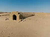 Exterior of the Nubian tomb of Tantamani.