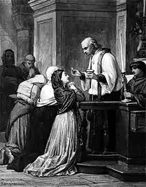 Woman Receiving the Eucharist (undated)