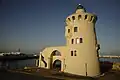 Lighthouse at the entrance of Puerto Sherry