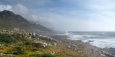 The rocky coast of Cabo Silleiro, Baiona