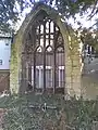 15th-century window removed from the tower during restoration work in c. 1884